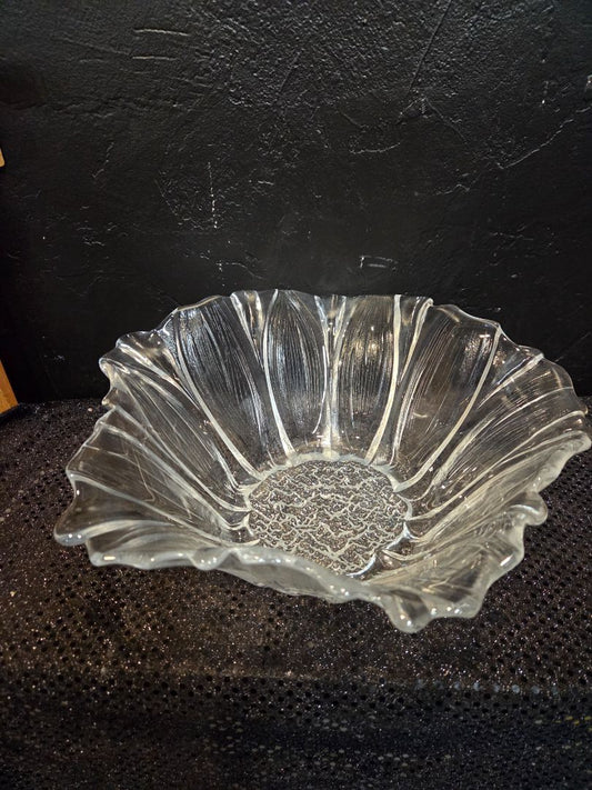 1960's Indiana Glass Flower Bowl