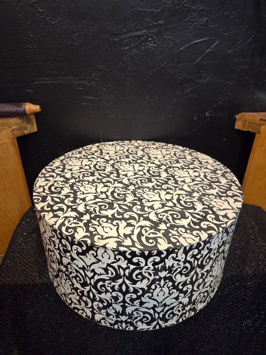 Black and White Hat/Storage Box