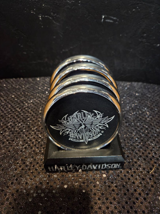 Vintage Harley Davidson Coasters set