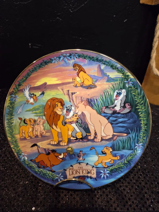 Bradford Lion King of Pride Rock Musical Plate