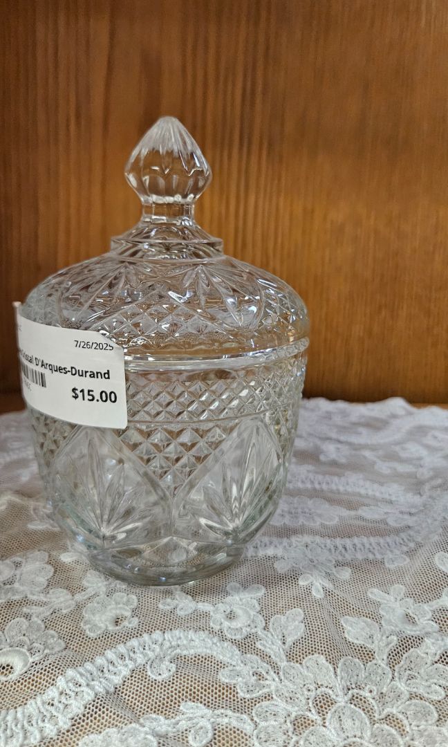 Vintage Cristal D'Arques-Durand Sugar Bowl LR