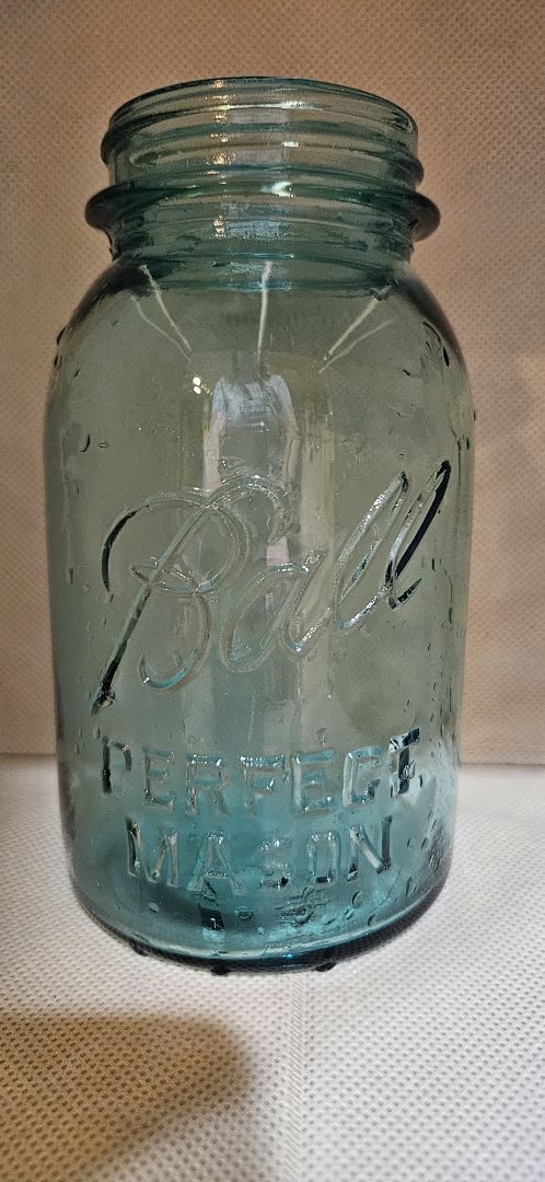 Vintage TealBall jars, Quart