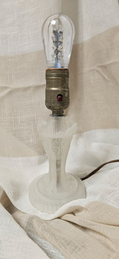 Vintage Art Deco Boudior Lamp AS IS