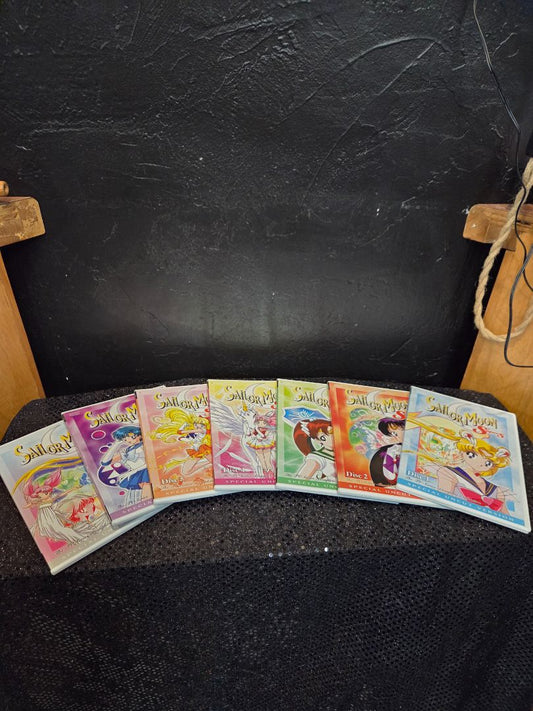 Sailor Moon Super S Tv Series Complete Collection 7 DVDS "Uncut"