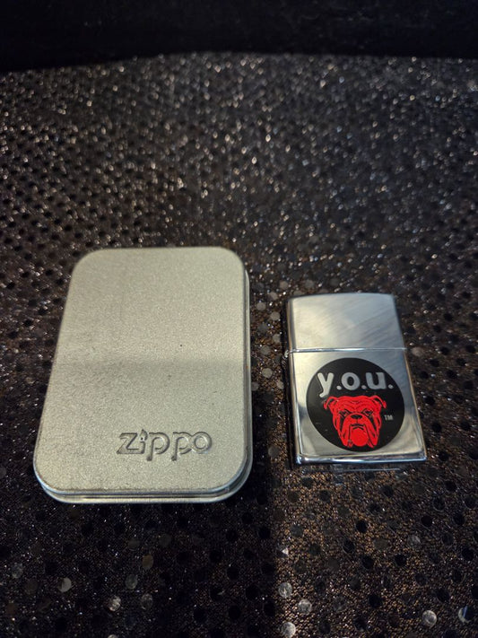 1996 Chrome Red Dog Beer Zipp Lighter