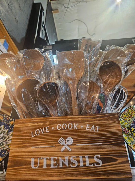 Wooden Kitchen Utensils Per Utensil