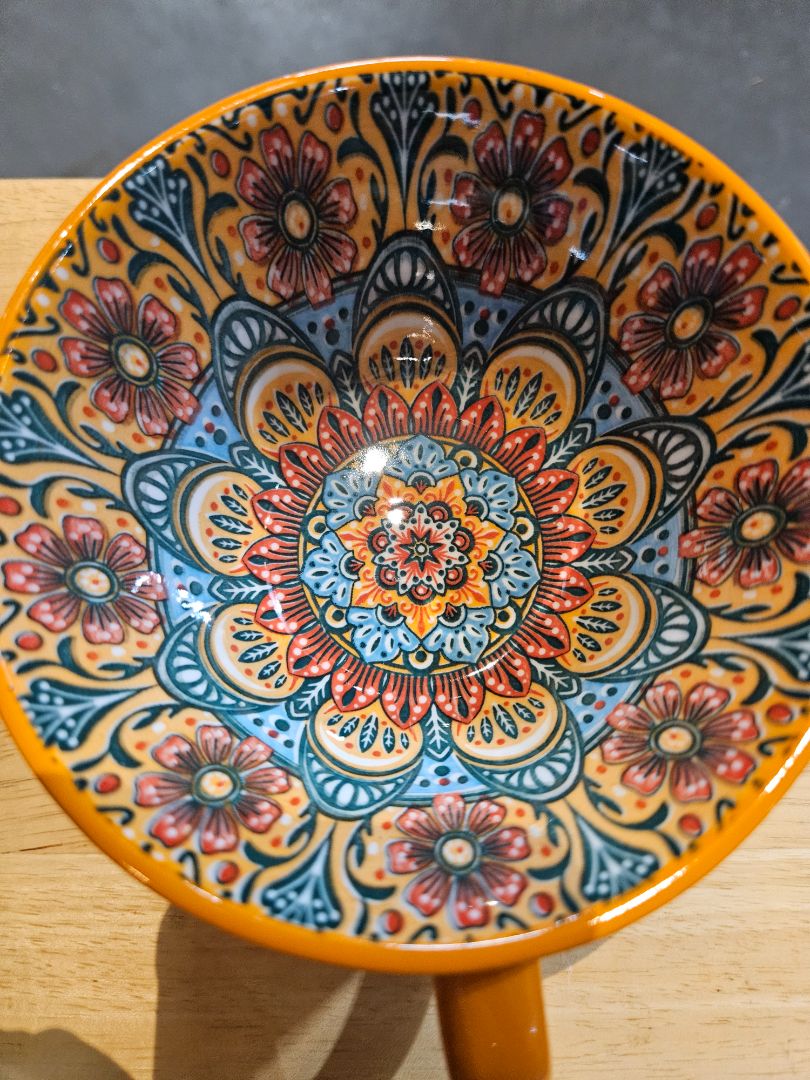 Orange Vancasso Porcelain cup