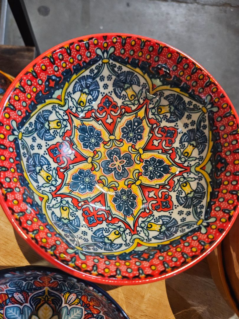 Red Vancasso Porcelain bowl, Medium