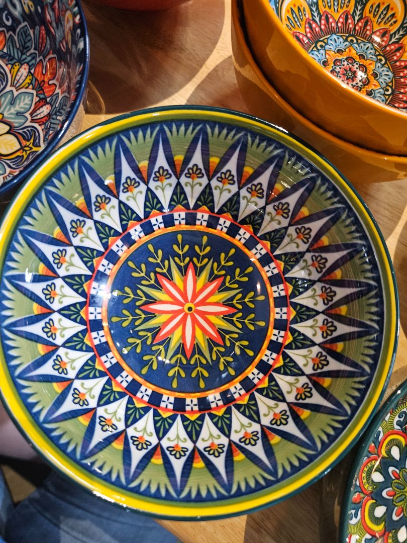 Green Vancasso Porcelain bowl, Medium