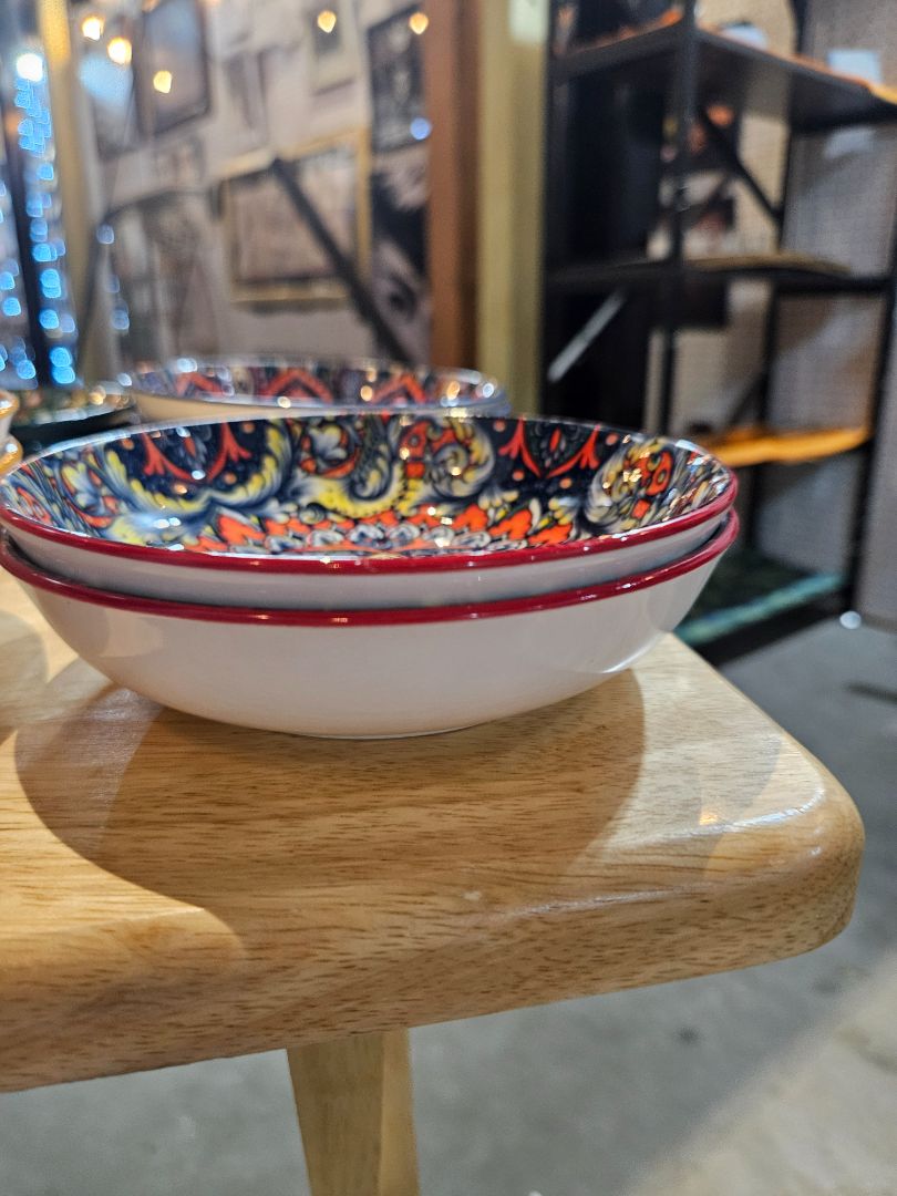 Red Vancasso Porcelain bowl, Small