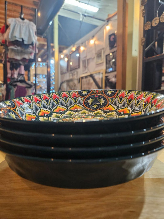 Green Vancasso Porcelain bowl/plate, Large