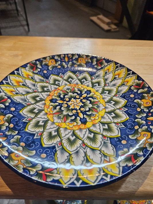 Blue Vancasso Porcelain plate, Large