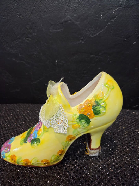 Vintage England Victorian Shoe