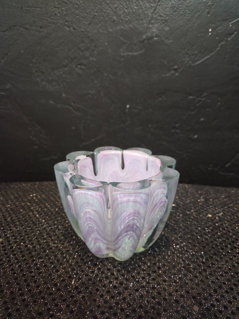 Ecoglass 100% recycled Glass Candle Votive Bowl Handblown in Spain