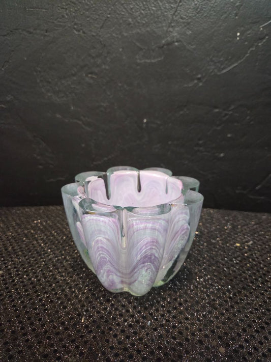 Ecoglass 100% recycled Glass Candle Votive Bowl Handblown in Spain