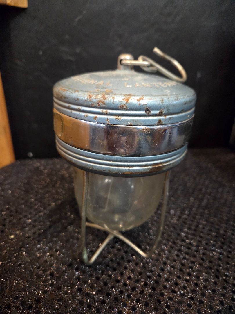 Vintage National Lantern Lamp 1960's Matsushita Railroad