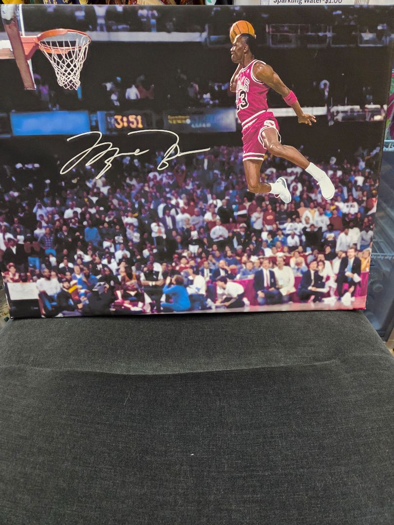 Michael Jordan Autograph 1988 Slam Dunk