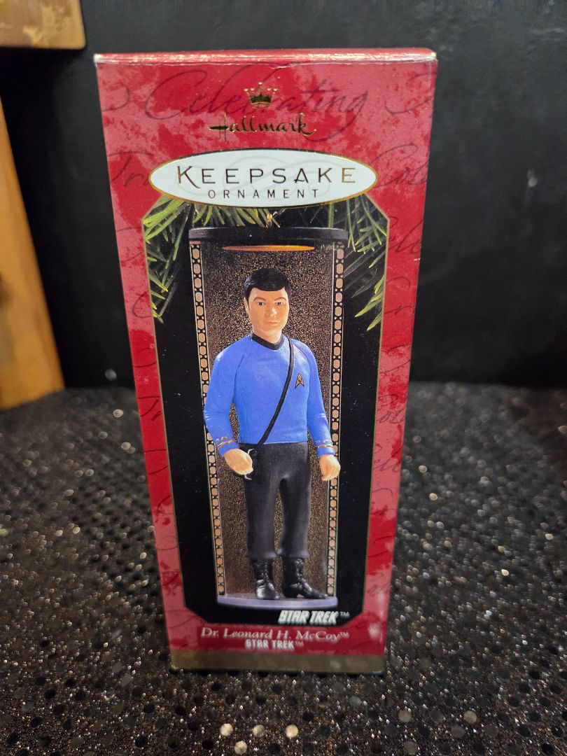 Hallmark Keepsake Dr.Leonard "Bones " McCoy Star Trek Ornament