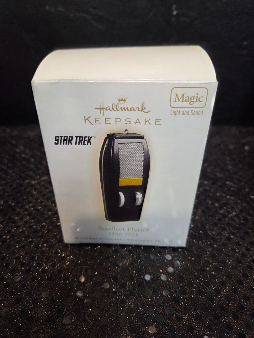 Hallmark Keepsake Star Trek Starfleet Phaser Magic Ornament
