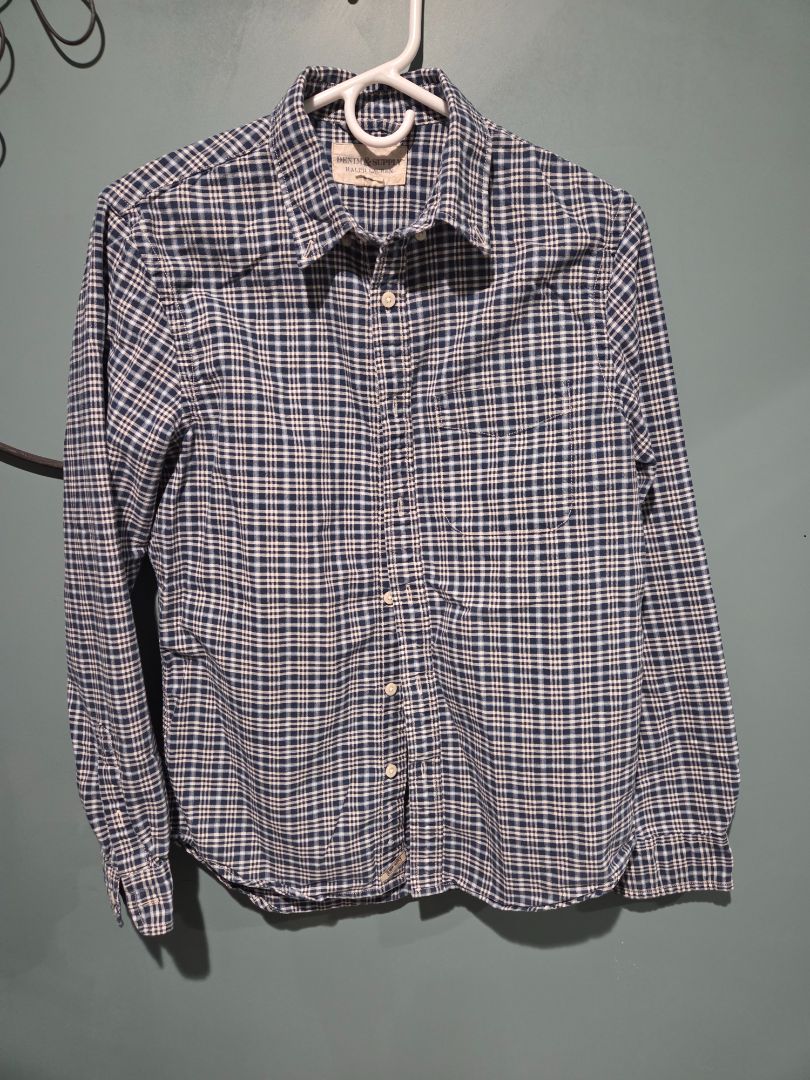 Blue Plaid Denim & Supply Ralph Lauren size small