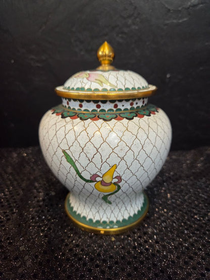 Chinese cloisonne Ginger Jar