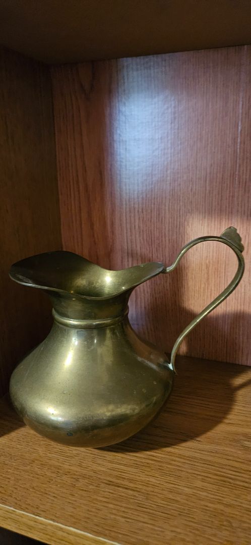 Vintage Brass Pitcher
