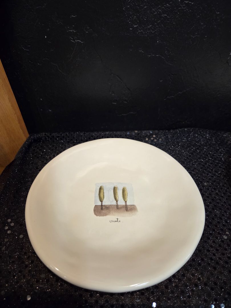 Rae Dunn for Pottery Barn Tea Garden "Create and Grow" set of 2