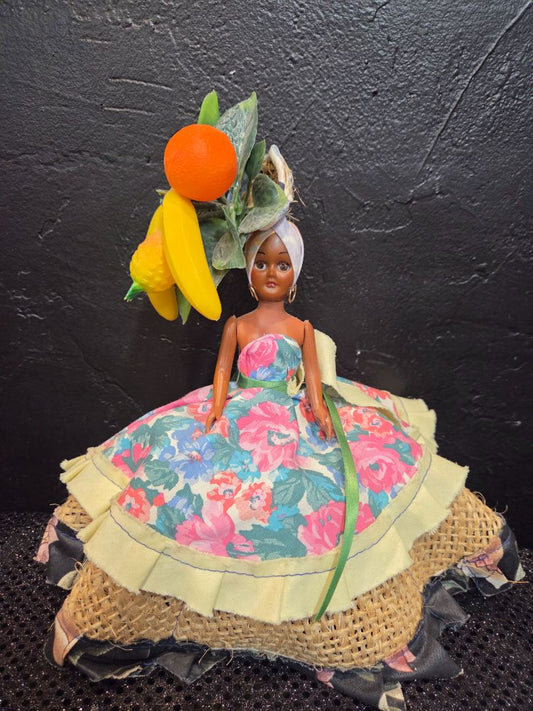 Vintage Tropical Themed Doll