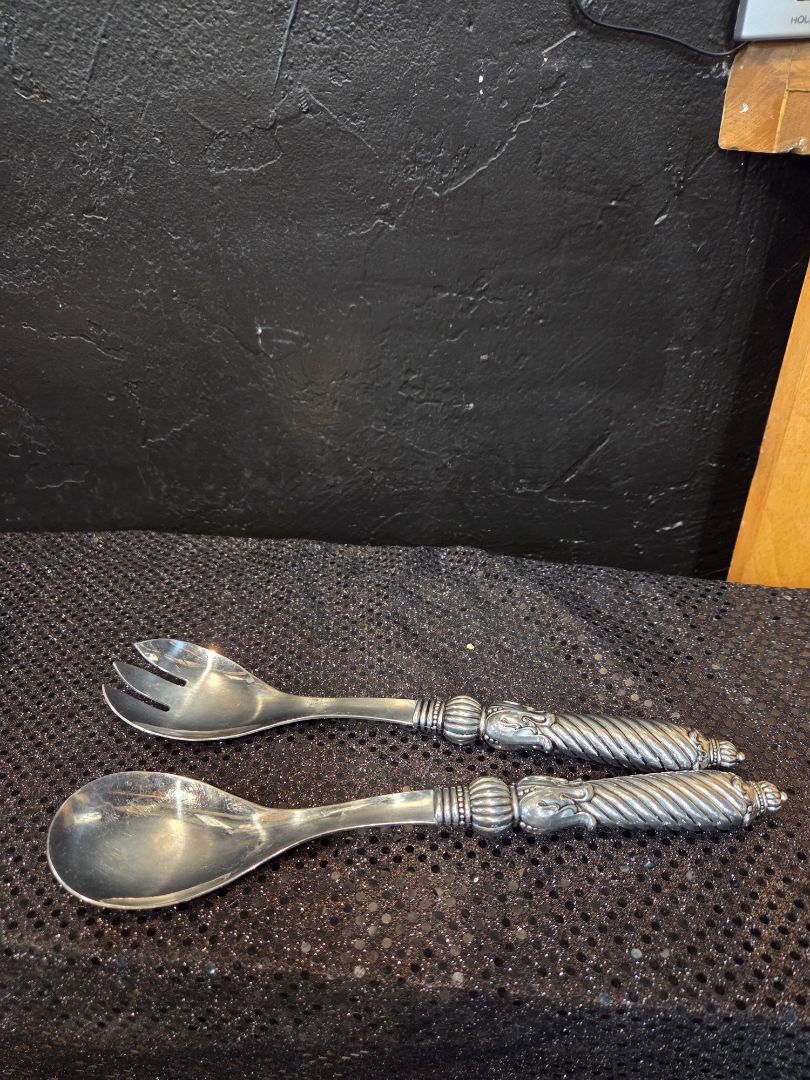Vintage Brighton Serving fork and Spoon Stainless Steel