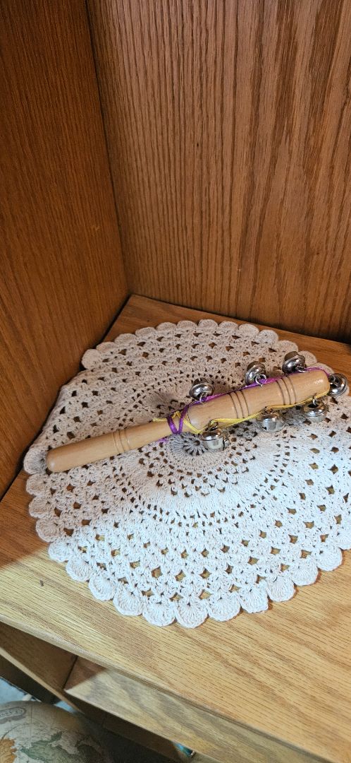 Wooden bell shaker
