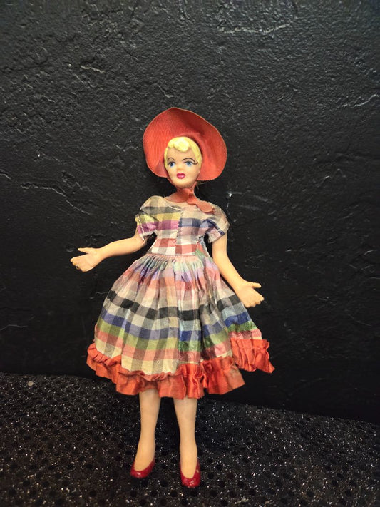 Vintage Flagg Flexible Blonde Doll from the 1950's