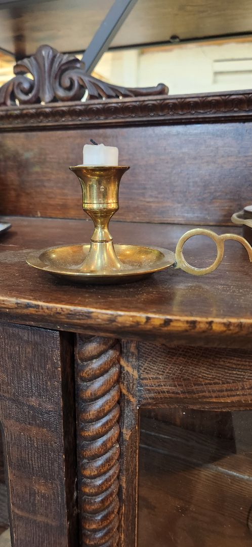 Brass  Brass candlestick