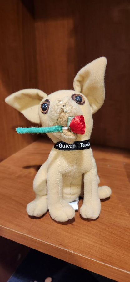tan Applause Yo Quiero Taco Bell stuffed dog