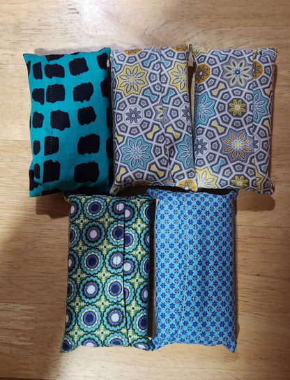 Handmade tissue pouches, 2"x4"