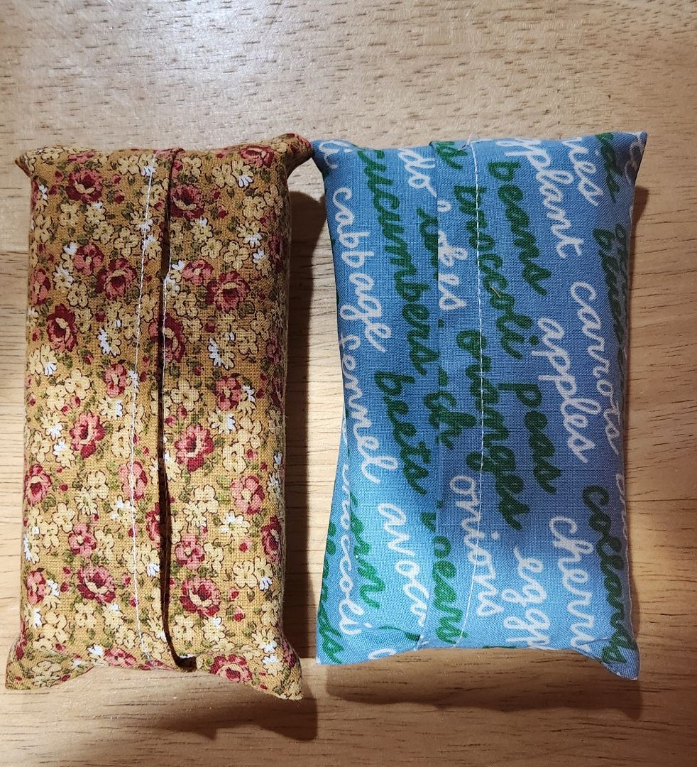 Handmade tissue pouches, 2"x4"