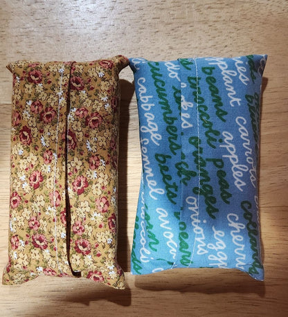 Handmade tissue pouches, 2"x4"