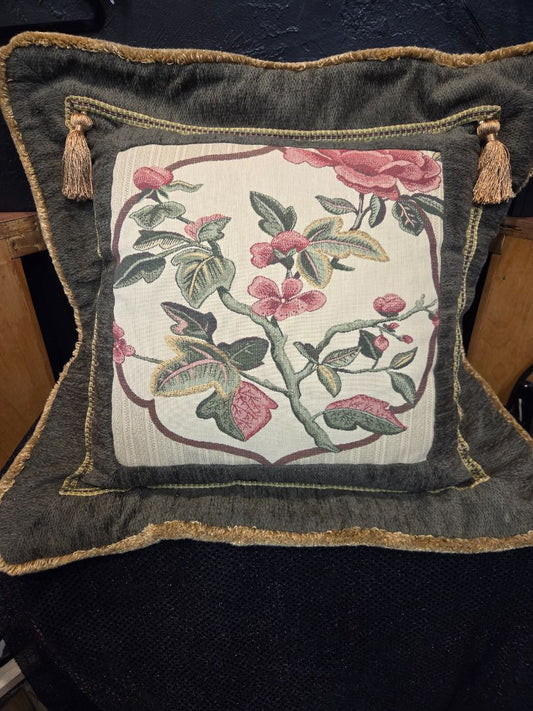 Vintage Sage/Gold Pillow