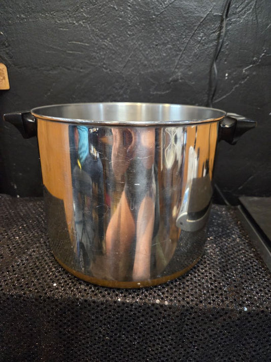 Vintage Revere Ware Stainless Steel Stock Pot