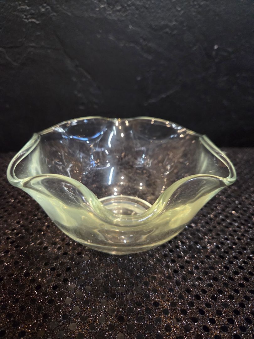 Vintage Scalloped Edge Trifle Truffle Bowl