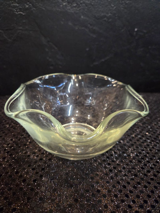 Vintage Scalloped Edge Trifle Truffle Bowl