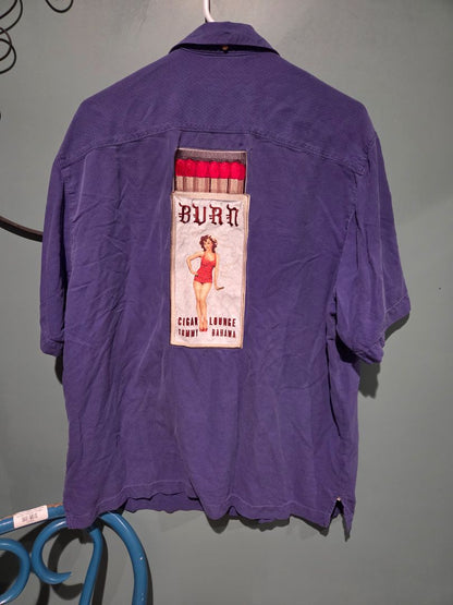 Tommy Bahama Cigar Lounge Camp Shirt (as is) size L
