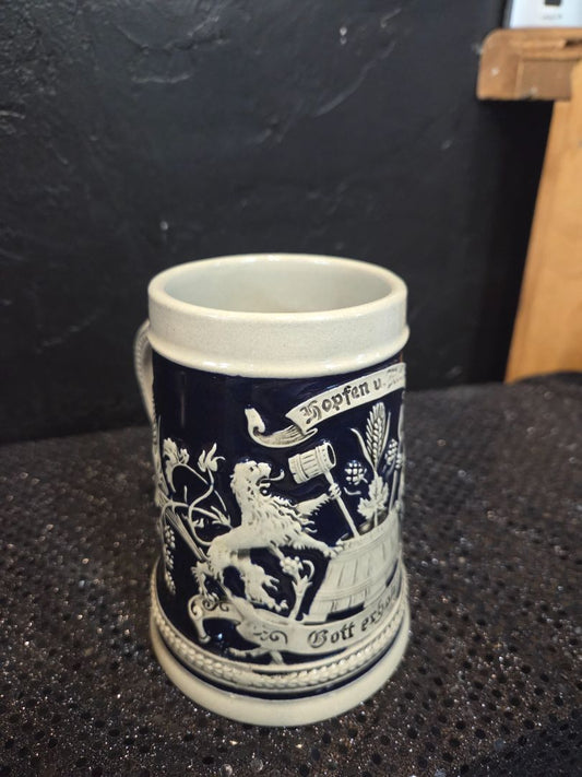 VTG Beer Stein Mug Original Gerzit Gerz W.Germany Hopfen