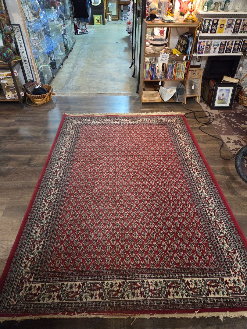 Persian Rug 63 wide x 93 Long (as is missing fringe)