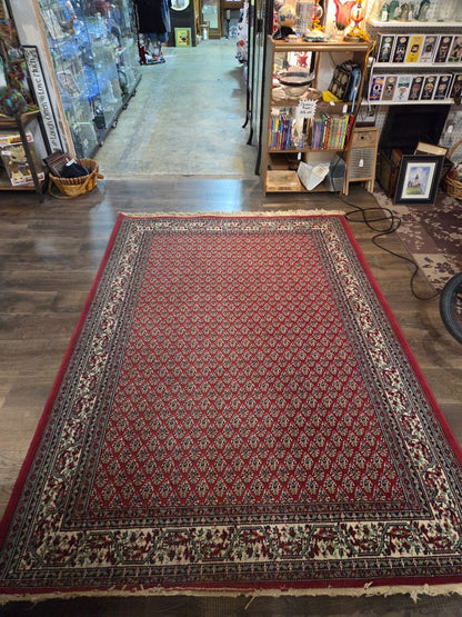Persian Rug 63 wide x 93 Long (as is missing fringe)