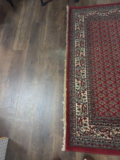 Persian Rug 63 wide x 93 Long (as is missing fringe)