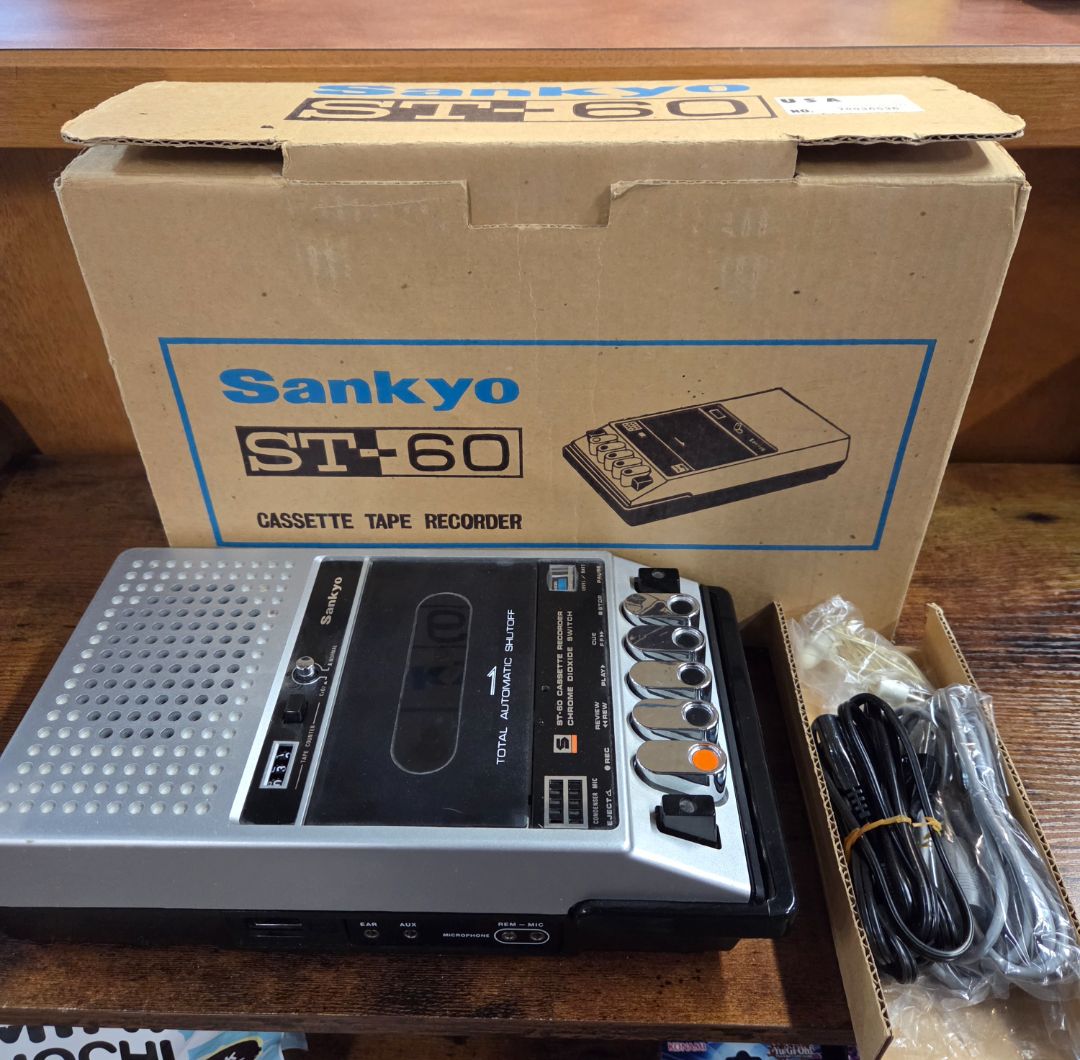 Sankyo cassette Recorder w/box