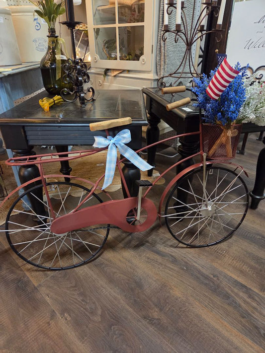 Red Metal Bicycle
