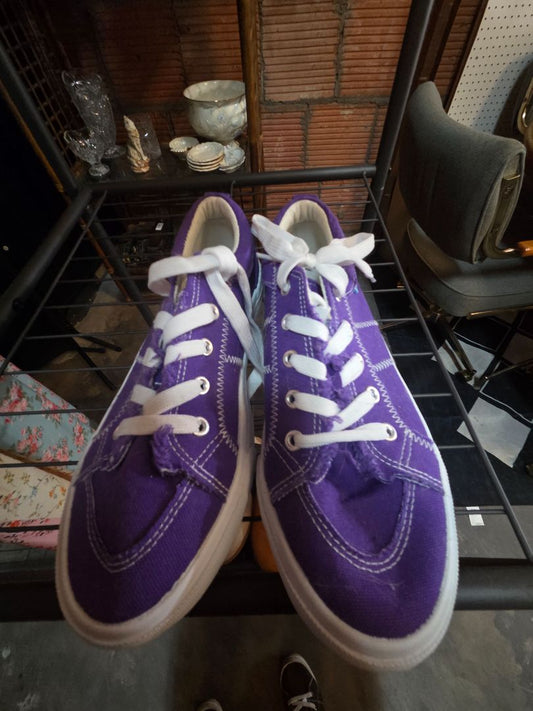 Obtaom Women's Play Fashion Sneaker Dark Purple sz 8