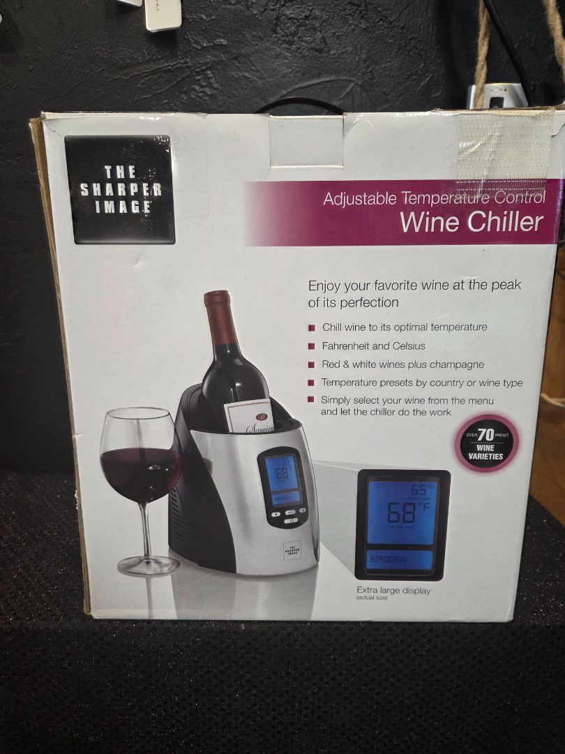The Shaper Image Adjustable Temp Wine Chiller