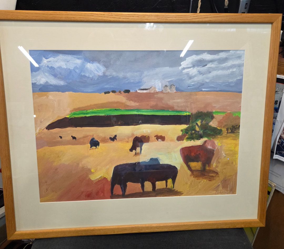 Animal Oil Painting Signed